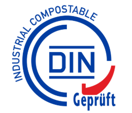Certificación DIN Geprüft de compostabilidad industrial
